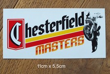 Adesivo sticker Chesterfield Masters of Motocross Supercross Enduro anni 90
