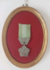 Antico Quadro Ovale Con
