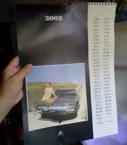 Calendario citroen 2002 - calendario, sm