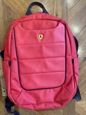 AUTHENTIC Red Ferrari Backpack