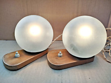 2 Lampade abat-jour  diffusori vetro soffiato Art-Decò Italia  anni 30/40