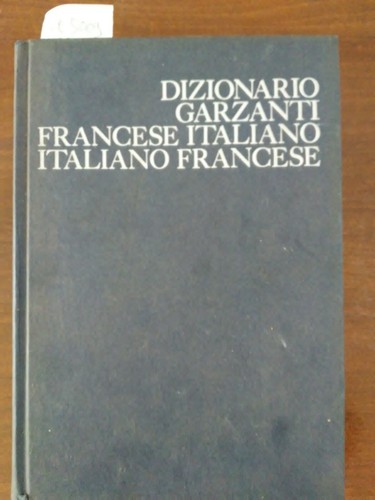 Dizionario garzanti francese - ,