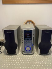 Aiwa XR-MDS7 Mini Disc Stereo Compatto Slim. Funzionante. Free UK Mainland Post.