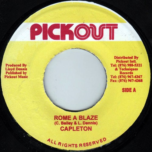 Capleton rome blaze - -, (7")