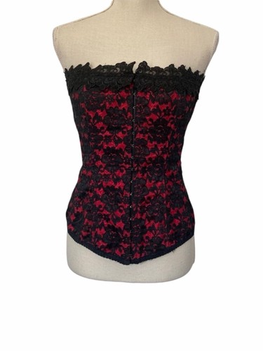 Grenier rosso nero - nero, pizzo
