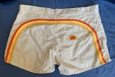 Vintage Sundek M501-V Costume da bagno boxer bianco taglia 36