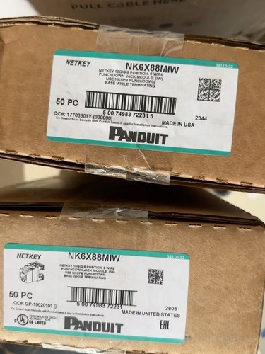 Panduit netkey nk6x88miw - nk6x88miw, cat6a