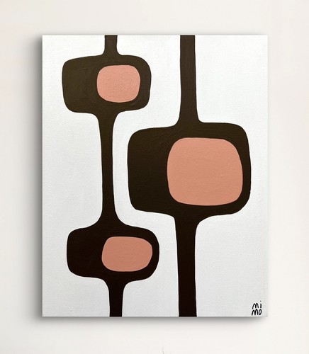 Arte astratta originale metà