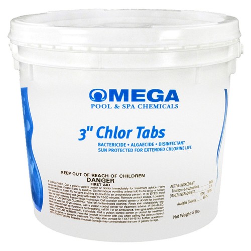 Omega cloro tabs - 3", compresse