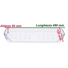 Balconcino Porta Bottiglie 490 x 120 x 50 mm Interno Frigorifero Beko