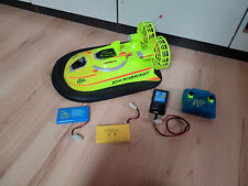 TAIYO Edge Hovercraft RC barca a cuscino d'aria incl. 2x batteria, caricabatterie, telecomando