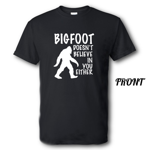 Camicia bigfoot non crede - camicia,