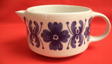 LATTIERA METÀ SECOLO RICHARD GINORI ITALIA GIN11 / GIN 11 BLU MOTIVO FLOREALE