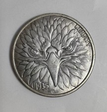 Medaglione commemorativo gufo