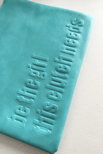 Pochette zara turchese sii - turchese, "sii