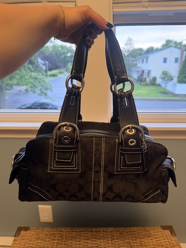 Borsa coach y2k nera firmata - coach,