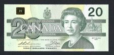 BANK OF CANADA, 20 DOLLARI