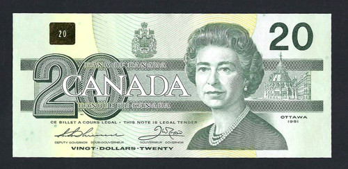 Bank canada 20 - canada,, dollari