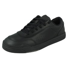 Scarpe In Pelle Nere Lace Up