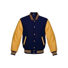Varsity Letterman Navy lana in