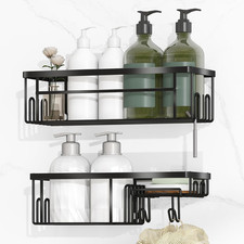 2 Pezzi Mensola Doccia Senza