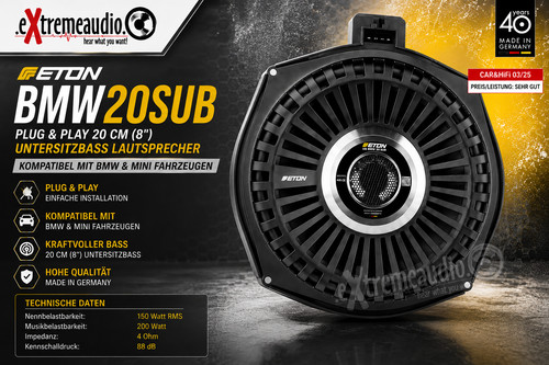 Subwoofer sottosella eton - sottosella,