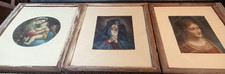 STAMPE INCORNICIATE (SOGGETTO RELIGIOSO)  3 QUADRI CON VETRO 46cm X 36cm