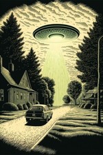 PLAQUE  ovni ufo