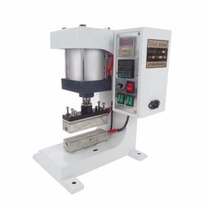 Timbratrice pneumatica hot foil piegatrice logo pelle stampa parola