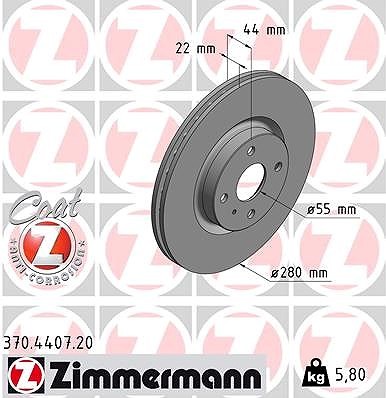 Dischi freno zimmermann asse - 2,