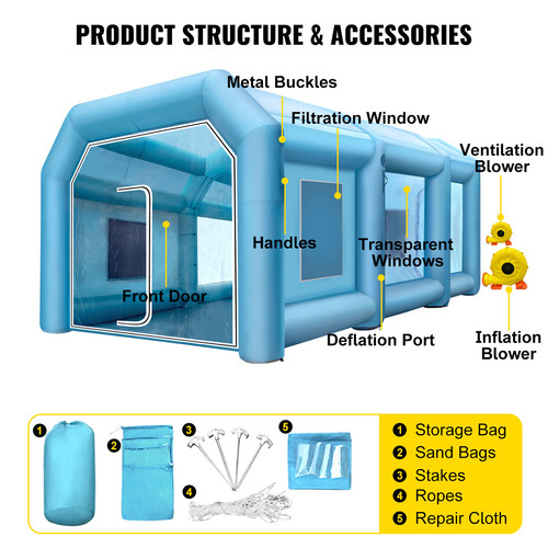 Vevor tenda gonfiabile gigante - vevor,