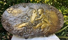 Grande placca in bronzo