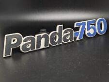 FIAT PANDA 750 LOGO SIGLA EMBLEMA FREGIO STEMMA SCRITTA TARGHETTA BADGE TARGA
