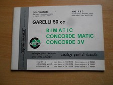  Catalogo ricambi Garelli 50 Bimatic Concorde 3V Matic parts pieces catalog ue