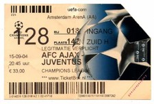 Biglietto EC Ajax Amsterdam -