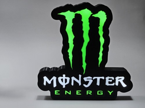 Monster logo lampada - monster,