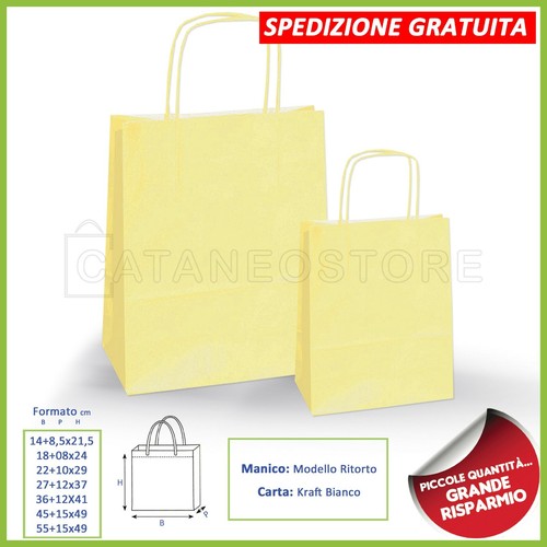 Borse shopper carta manico - di,