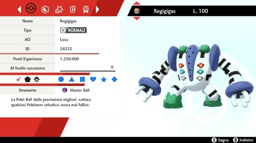 Regigigas ultra shiny - shiny, iv