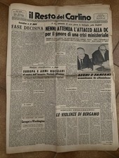 quotidiani d'epoca-italia-il resto del carlino-12 Gennaio 1962 Modena