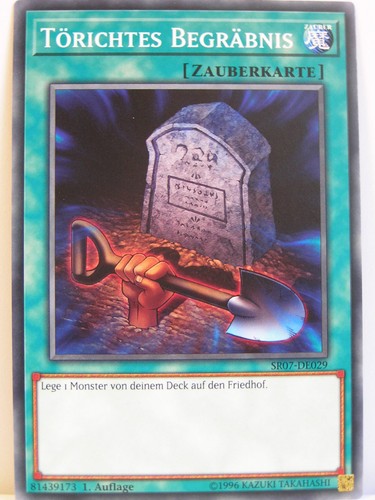 Yugioh 029 sepoltura - yugioh, 1x