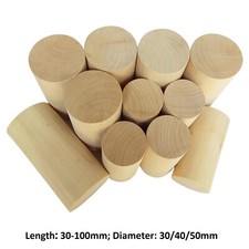 Asta tonda in legno massello striscia lunghezza 30-100 mm diametro 30/40/50 mm modello fai da te