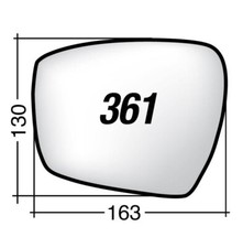 Per Ford Edge 2016-2018 Vetro