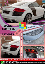 🎀ART.0093 SPOILER POSTERIORE ADATTO PER AUDI TT 8J VETRORESINA GREZZO🎀
