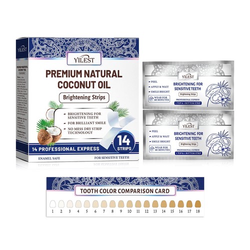 Strisce sbiancanti denti olio - strisce,
