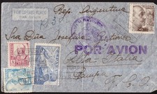 Spagna, 1941 Copertina posta aerea per l'Argentina -HE48