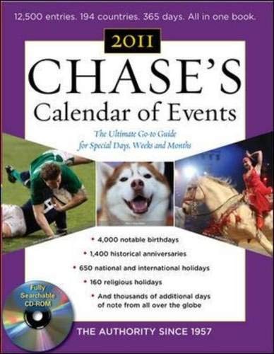Chase calendar events - calendar, of