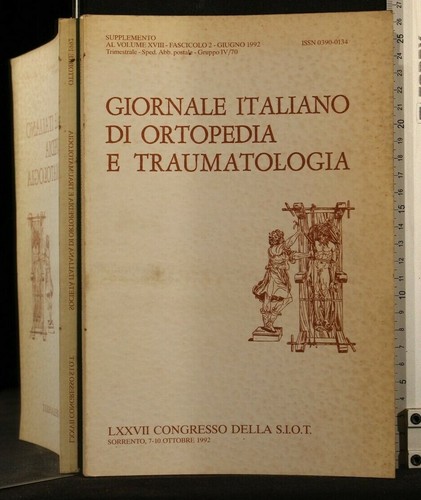 Giornale italiano ortopedia - giornale, di