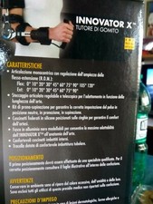 tutore usato  per  gomito braccio  destro  regolabile  in gradi Gibaud frattura 