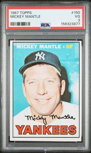 Mickey mantle 1967 topps - mantle,