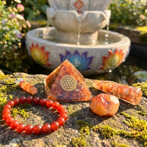 Chakra orgone piramide set - orgone,
